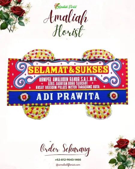 Papan Bunga Ucapan Selamat Lembasung